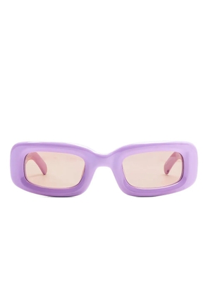 akila Verve rectangle-frame sunglasses - Purple