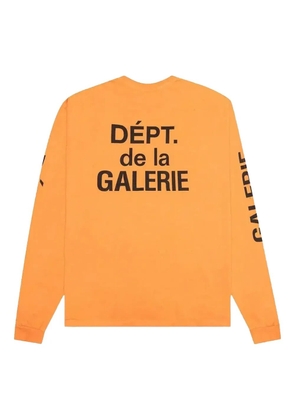 GALLERY DEPT. logo-print long-sleeve T-shirt - Orange