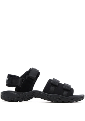 Comme des Garçons Homme logo-appliqué touch-strap sandals - Black