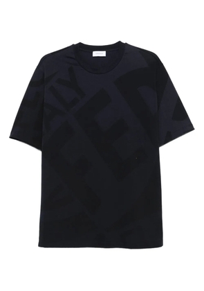 Ferragamo graphic-print cotton T-shirt - Blue