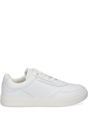 Tommy Hilfiger leather lace-up sneakers - White