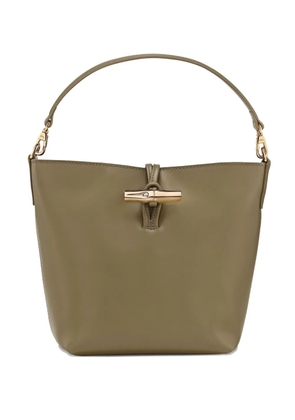 Longchamp Le Roseau XS bucket bag - Green