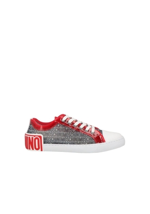 Moschino Couture White Polyester Low Top Sneakers - EU41/US8