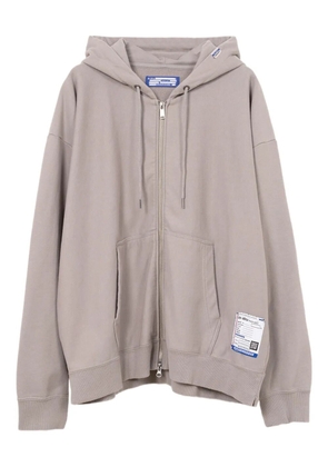 in･stru(men-tal). zip-up hoodie - Grey