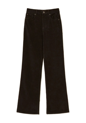 TWINSET five-pocket corduroy jeans - Black