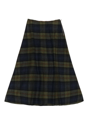 Bimba y Lola tartan-pattern asymmetrical skirt - Blue