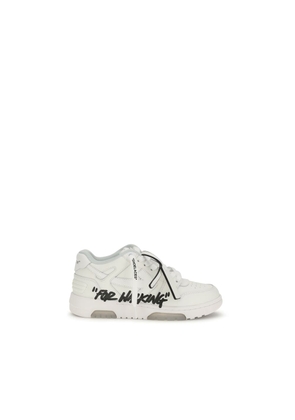 Off-White White Calf Leather Bos Taurus Athletic Sneakers - EU36/US6