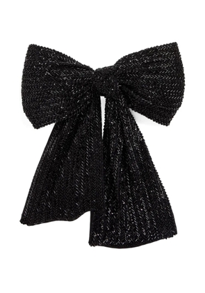 Ralph Lauren Collection bow-detial tie - Black