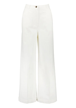 Yves Salomon wide-leg jeans - White