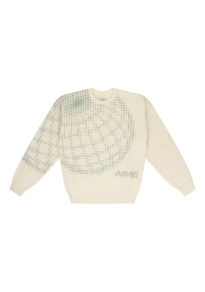 Aimé Leon Dore geo-print crewneck sweater - Neutrals