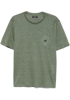 Stefano Ricci linen T-shirt - Green