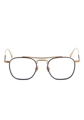 Matsuda square-frame glasses - Blue