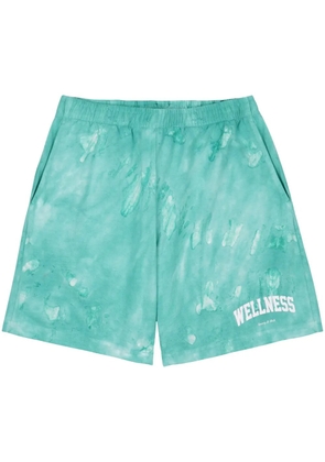 Sporty & Rich Wellness tie-dye shorts - Grey
