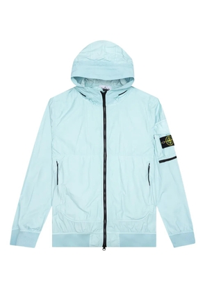 Stone Island Compass-badge hooded jacket - Blue