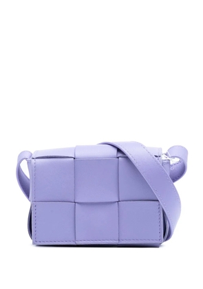 Bottega Veneta Pre-Owned 2019-2025 Extra Mini Nappa Maxi Intrecciato Cassette crossbody bag - Purple