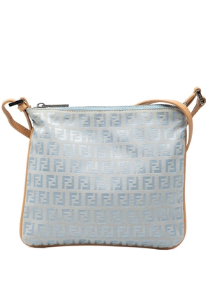 Fendi Pre-Owned 2000-2010 Zucchino Canvas crossbody bag - Blue