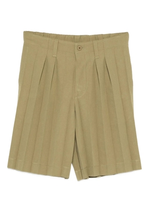 Homme Plissé Issey Miyake pleated shorts - Green