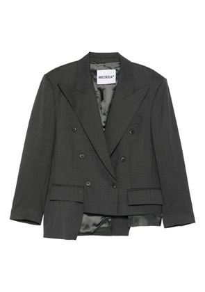 MEDEEA Trapezoid asymmetrical blazer - Grey