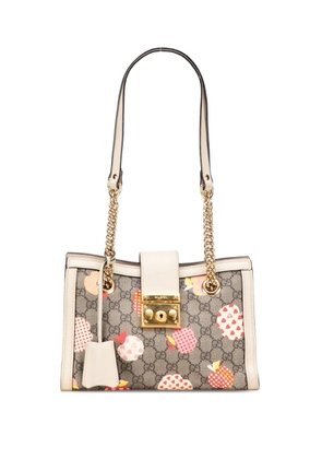 Gucci Pre-Owned 2000-2015 Small GG Supreme Apple Heart Padlock tote bag - Brown