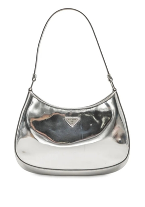 Prada Pre-Owned 2000-2013 Brushed Leather Cleo shoulder bag - Silver
