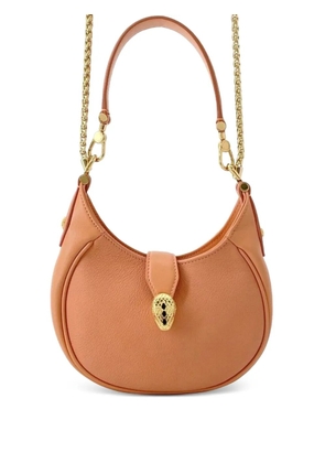 Bvlgari Pre-Owned 2010-2025 Small Leather Serpenti Ellipse satchel - Orange