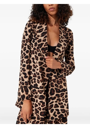 MYSTIQUE Safari animal-print blazer - Neutrals