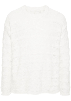 Sunflower Repair crew-neck jumper - Neutrals