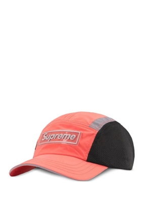 Supreme logo-detail camp cap - Orange