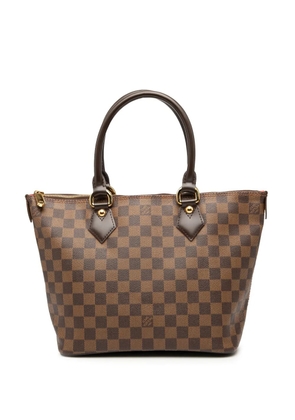 Louis Vuitton Pre-Owned 2010 Damier Ebene Saleya PM handbag - Brown