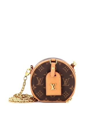 Louis Vuitton Pre-Owned Boite Chapeau Necklace Bag Monogram Canvas crossbody bag - Brown
