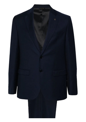 Manuel Ritz patterned-jacquard suit - Blue