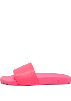 Louis Vuitton Pre-Owned rubber monogram slides - Pink