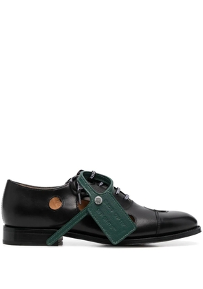 Off-White x Church's Meteor-holes leather Oxford shoes - Black