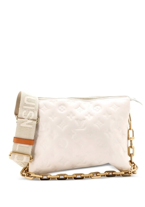 Louis Vuitton Pre-Owned Coussin Bag Monogram Embossed Lambskin PM crossbody bag - White