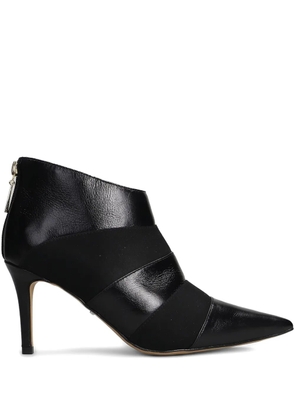 Werner 80mm panelled heeled boots - Black