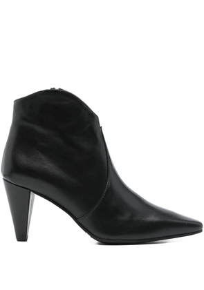 Evaluna 80mm pointed-toe heeled boots - Black