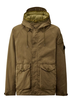C.P. Company flap-pocket hooded jacket - Green