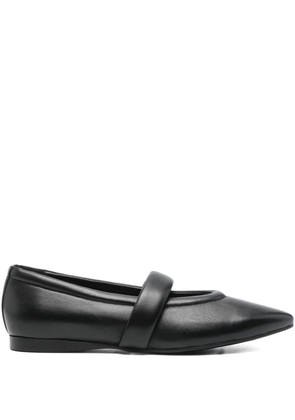 Evaluna pointed-toe ballet flats - Black