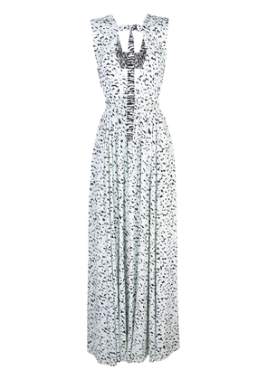 Proenza Schouler Printed Maxi Dress - Blue