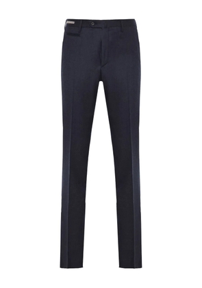 Corneliani textured wool trousers - Blue
