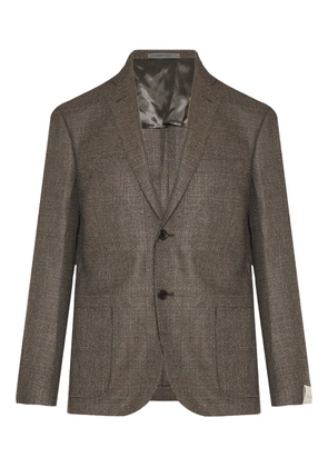 Corneliani single-breasted blazer - Brown