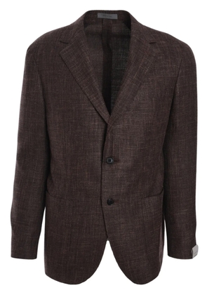 Corneliani mélange blazer - Brown