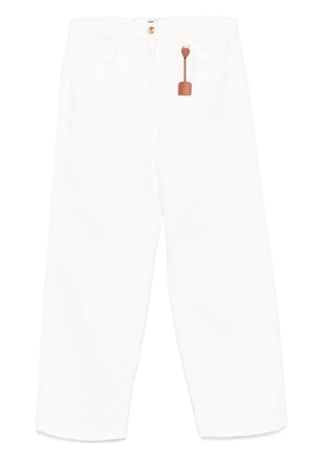 Elisabetta Franchi garment-dyed jeans - White