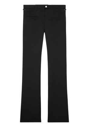 Courrèges Heritage low-rise trousers - Black