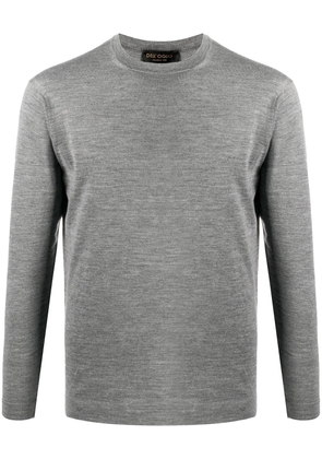 Dell'oglio long-sleeve fitted jumper - Grey