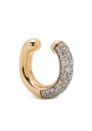 Uniform Object 18kt gold Shard pavé ear cuff