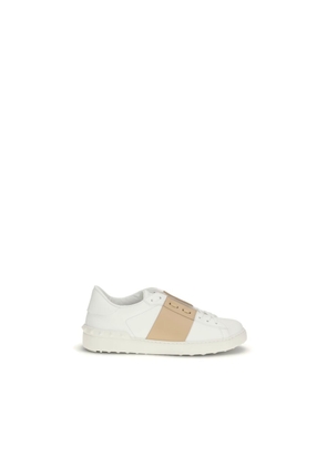 Valentino Garavani White Calf Leather Bos Taurus Low Top Sneakers - EU39/US6