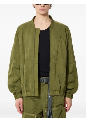 A.A. Spectrum panelled zip-up bomber jacket - Green