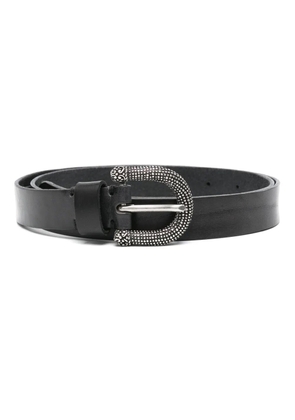 P.A.R.O.S.H. buckle leather belt - Black
