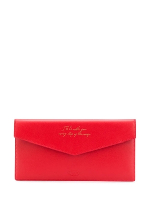 Tod's microstud-detail wallet - Red